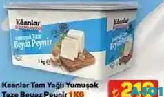 KAANLAR TAM YAĞLI YUMUŞAK TAZE BEYAZ PEYNİR 1 KG